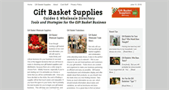 Desktop Screenshot of giftbasketwholesalesupply.com