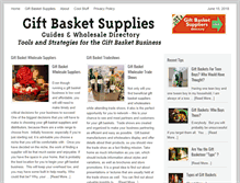 Tablet Screenshot of giftbasketwholesalesupply.com